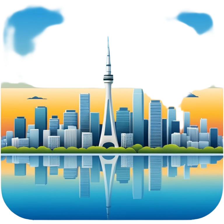 Create a tech founders day logo for japan using the tokyo and san francisco skyline  emoji