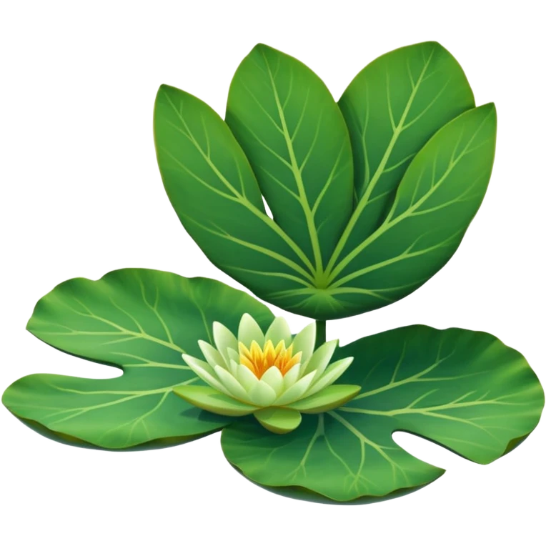 Water lily leaf emoji