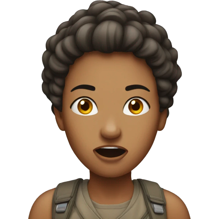 Woman going feral emoji