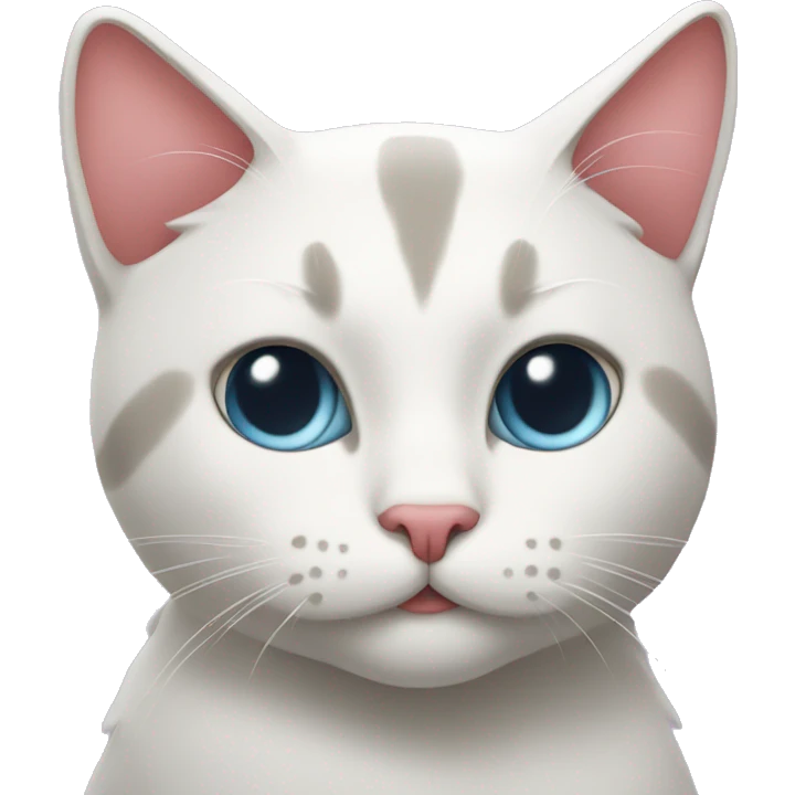 a cat with a heart emoji