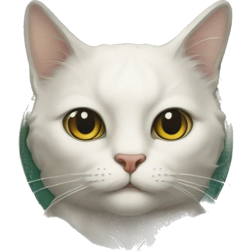 cat style dans un cadre art-nouveau complet qui fait le tour du chatrès travaillé emoji