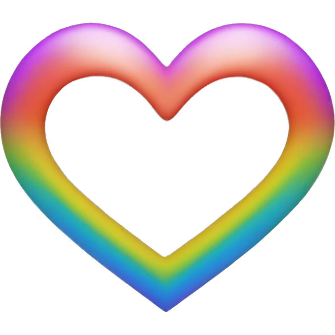 Rainbow Heart emoji