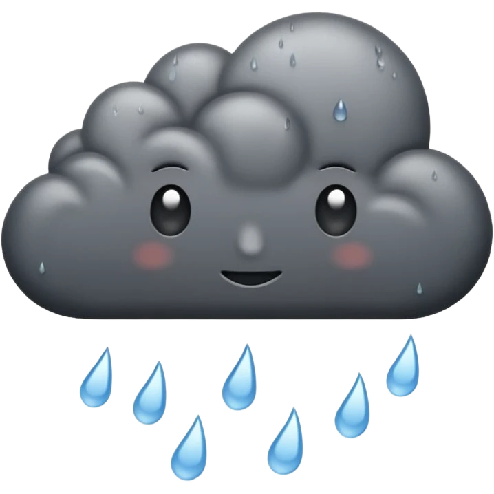 rain cloud emoji