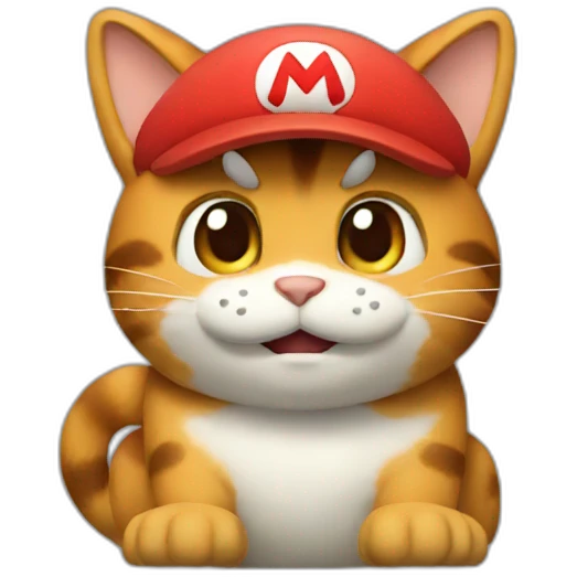 mario-cat emoji