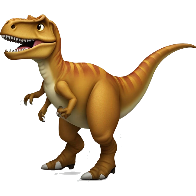 T rex wearing australian boots  emoji