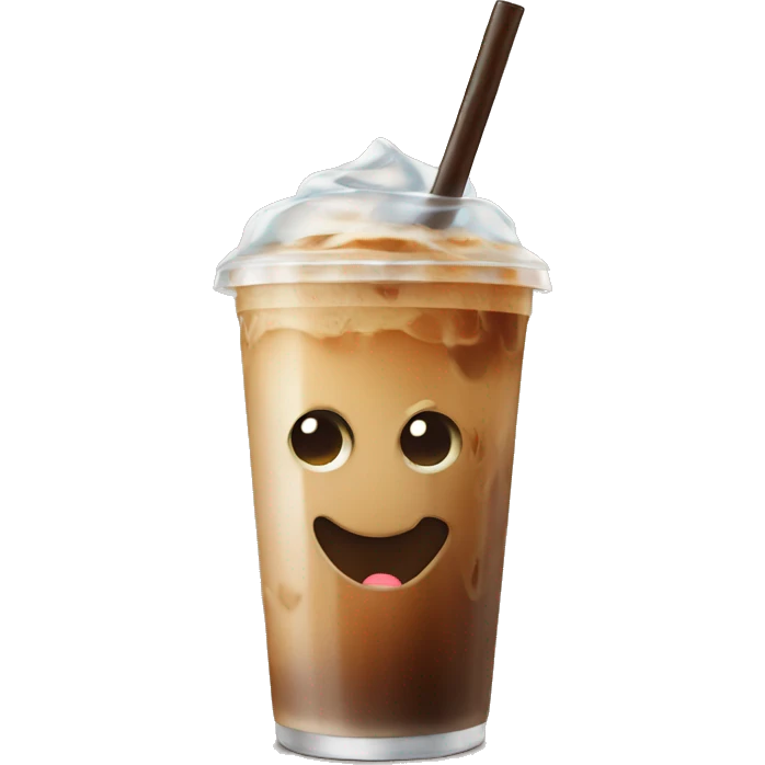 Iced coffee emoji