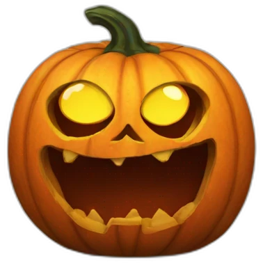 scary pumpkin emoji