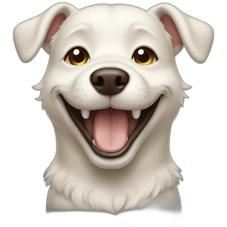 smiling dog emoji