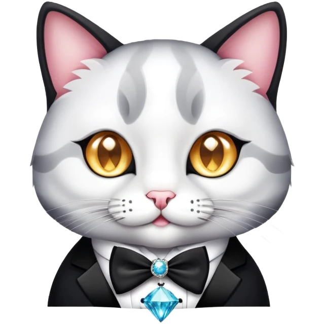 Кот делает предложение руки и сердца  emoji