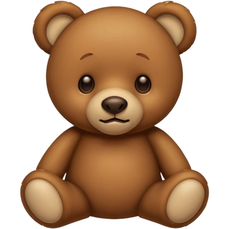 brown teddy bear emoji