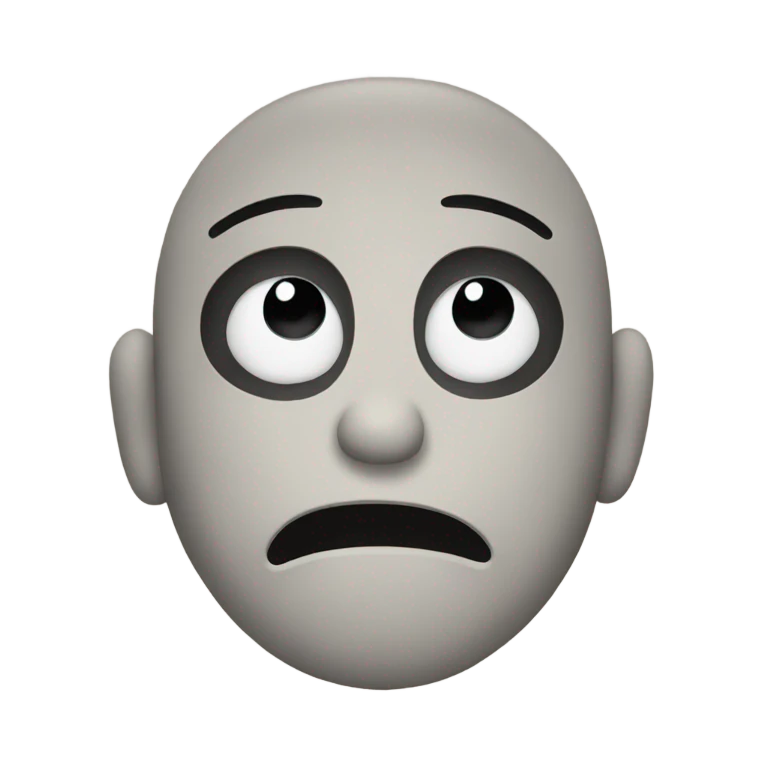 sad emoji with peace sign emoji