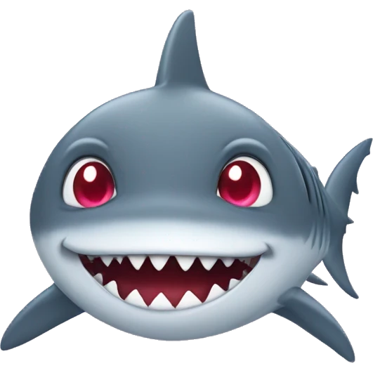 Shark with heart eyes  emoji
