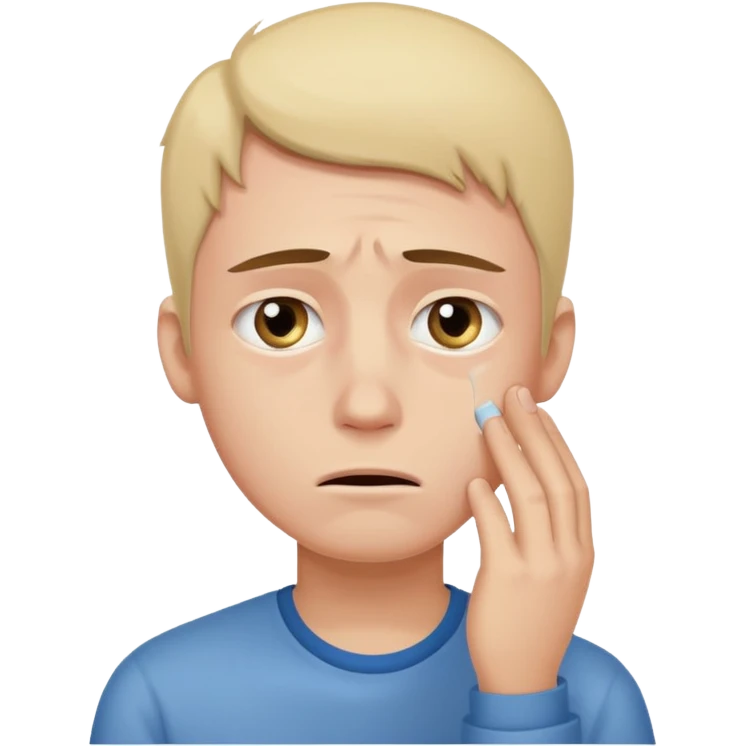 young man in despair applying for jobs with no successs - complete loss or absence of hope emoji