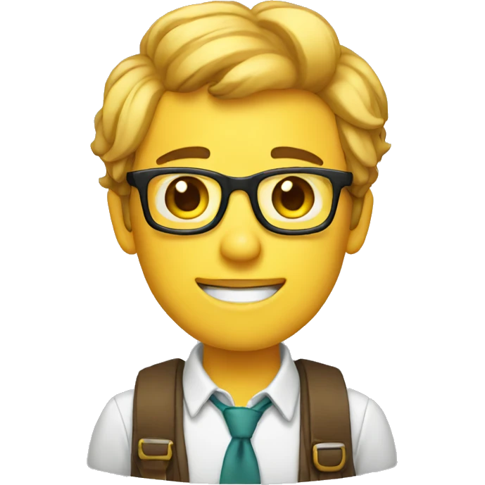 cute nerd emoji emoji