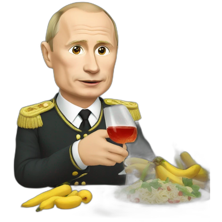 putin qui mange un concombre emoji