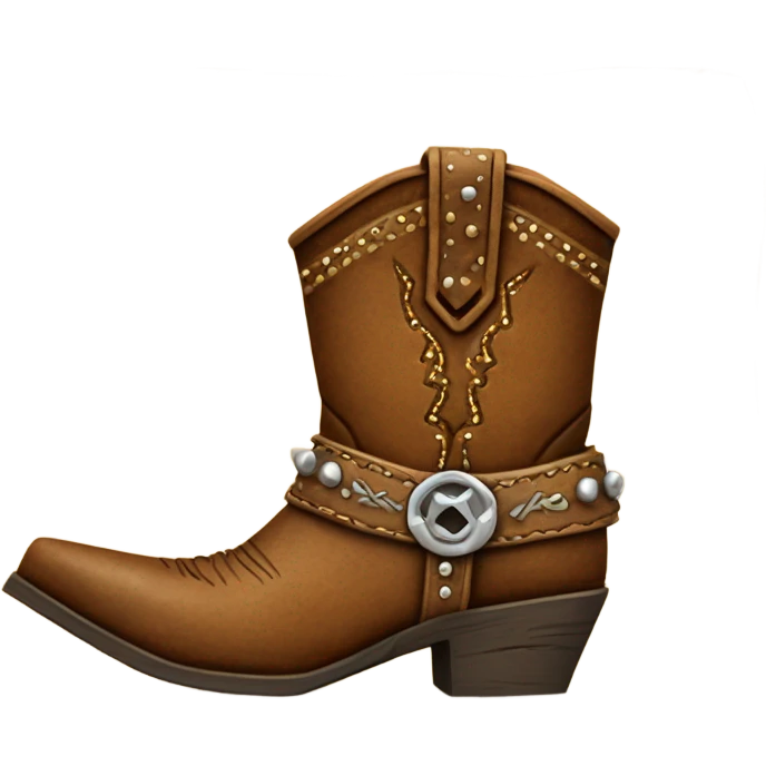 Cowboy boot emoji