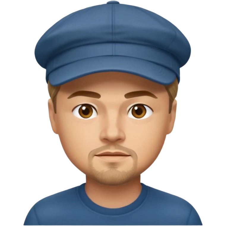 leonardo caprio with cap  emoji