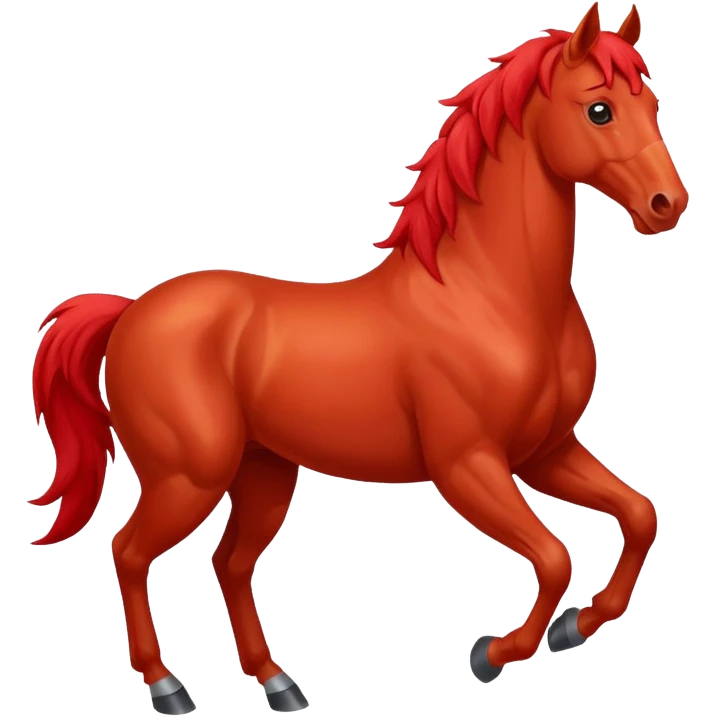 red horse 2026 emoji
