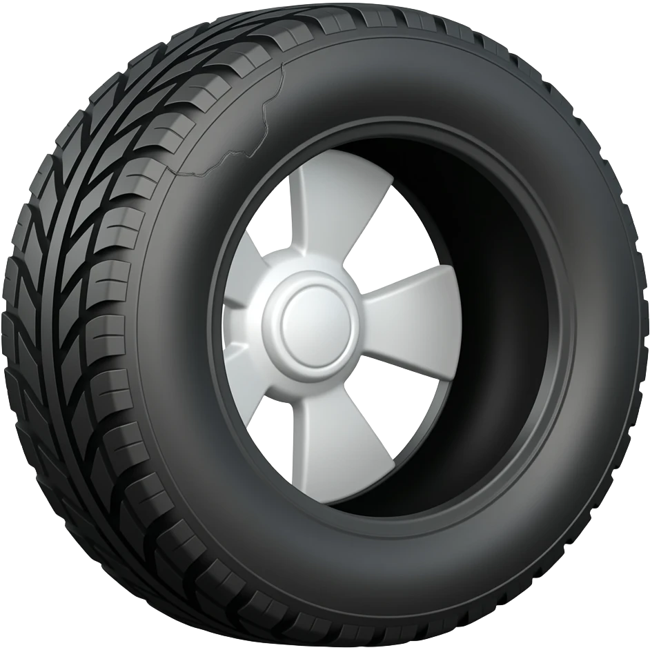 Remove the letters between tyres emoji