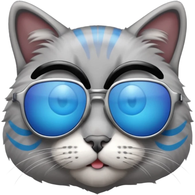 Cat wearing sunglasses emoji