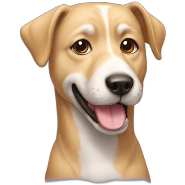 Chien sur chat emoji