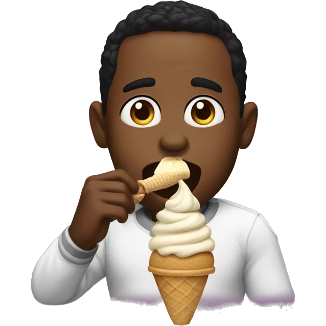 diddy licking ice cream emoji