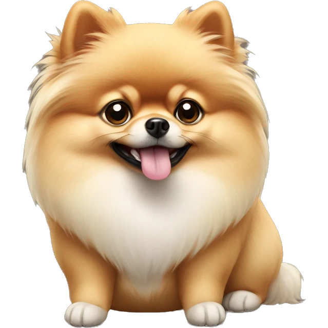 Pomeranian dog emoji