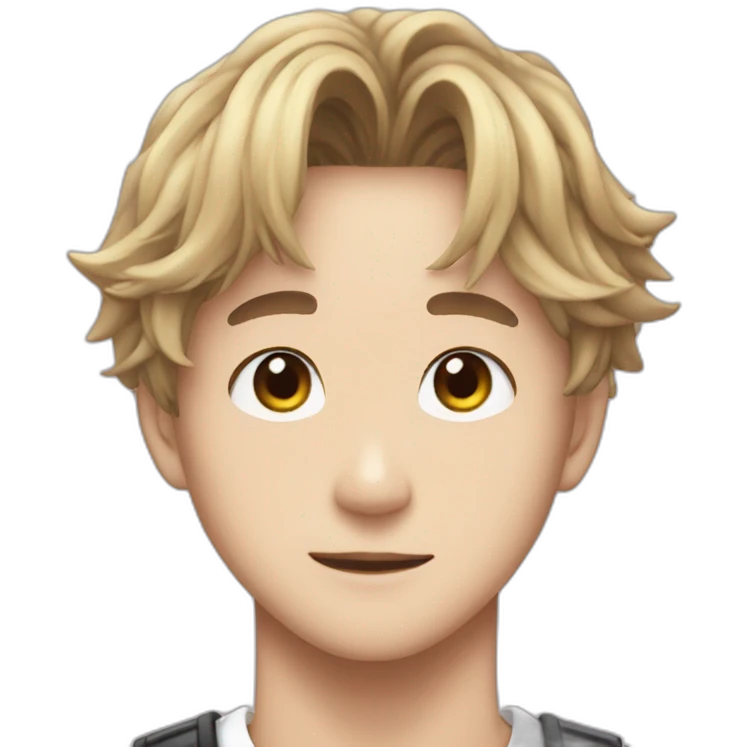 Lee Know from stray kids emoji