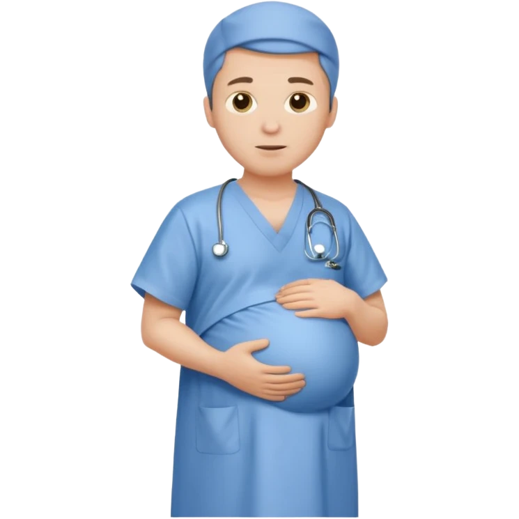 male pregnant emoji