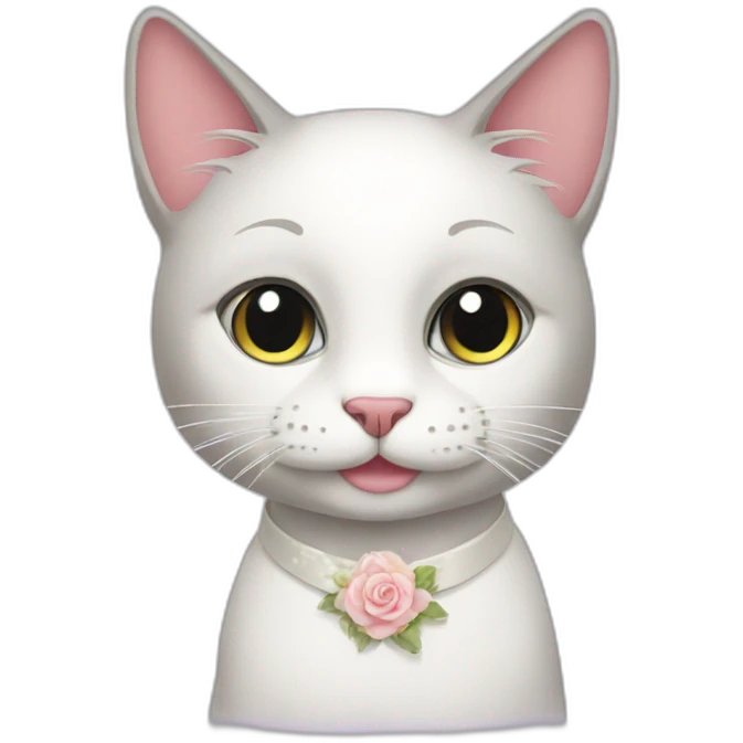 wedding cat emoji