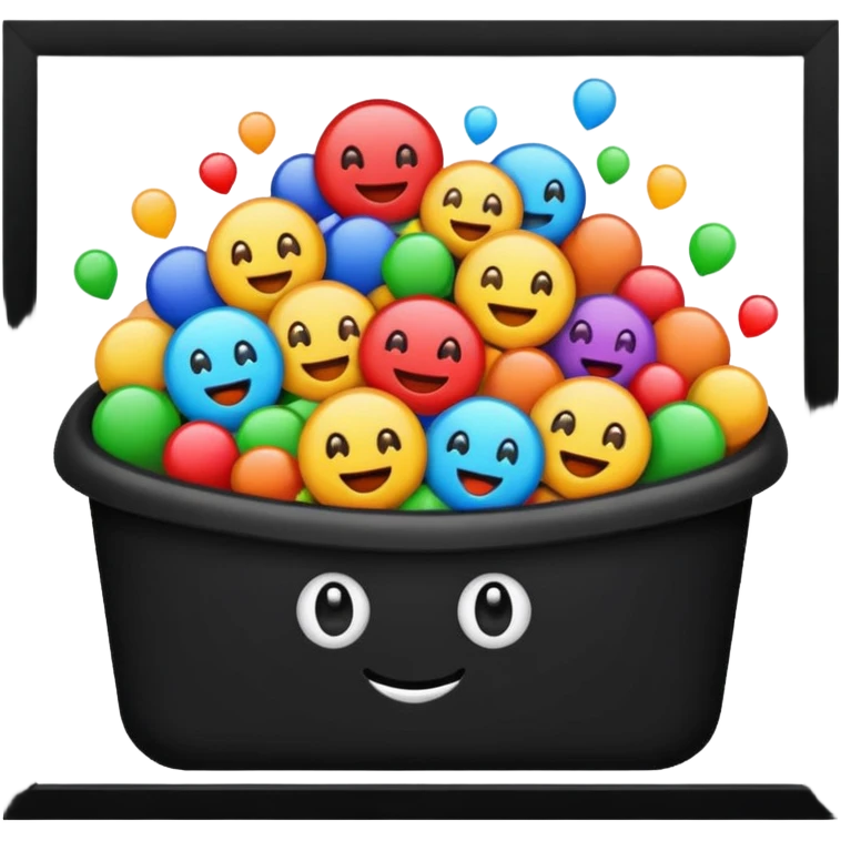 le même vidage qu'à gauche mais heureux emoji