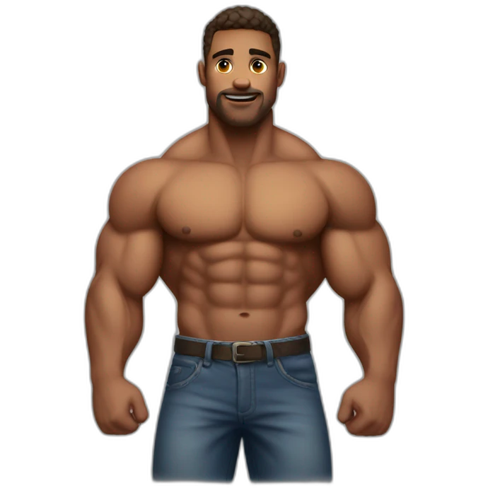 Big muscular boys emoji