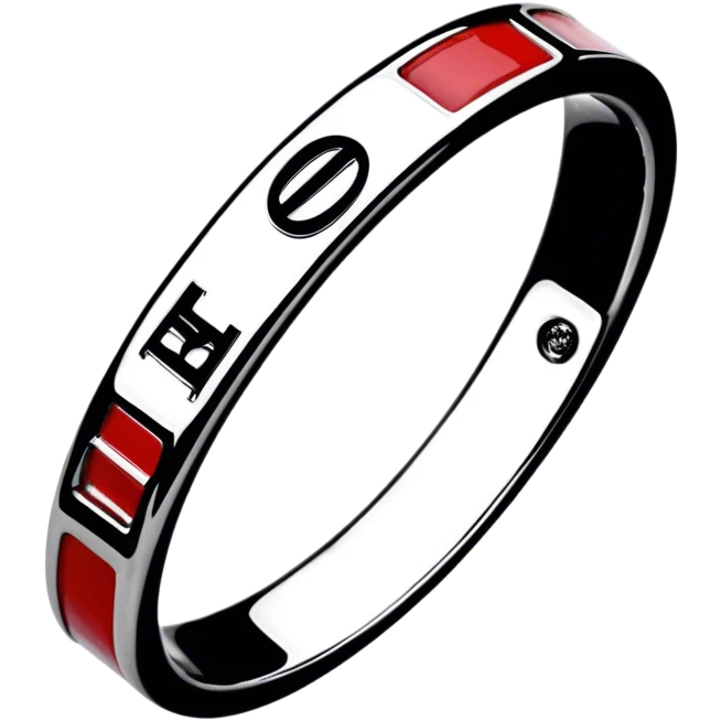 Realistic Cartier love ring  emoji