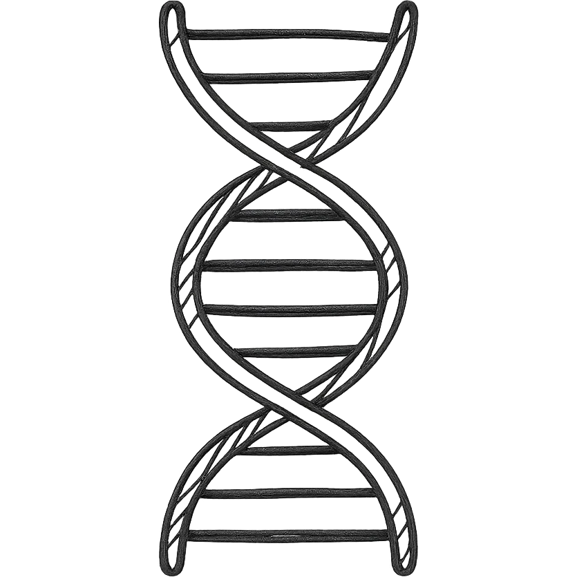 genetics icon, DNA double helix emoji