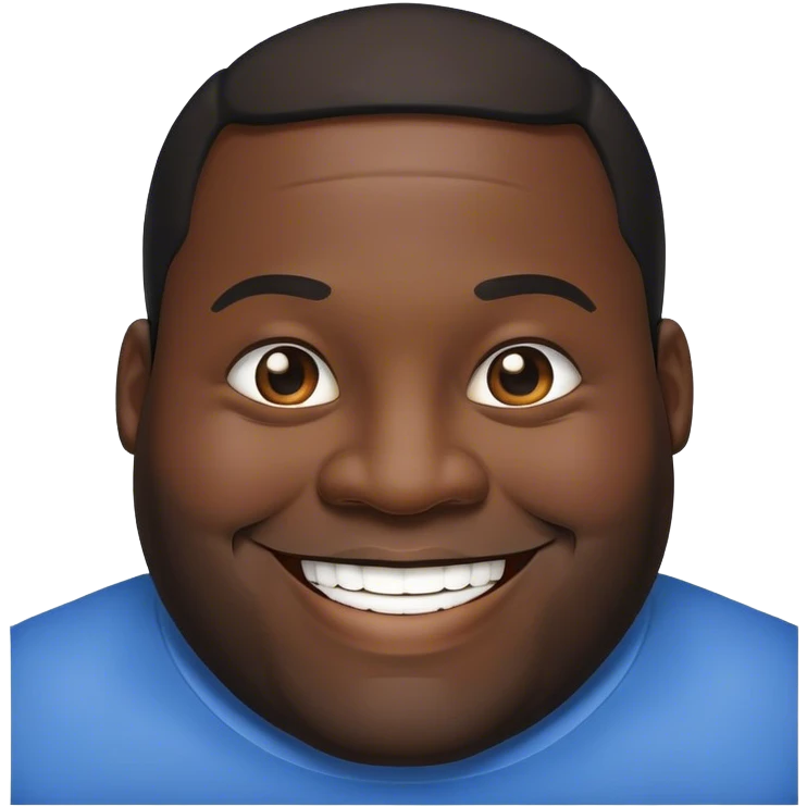 Big black man emoji