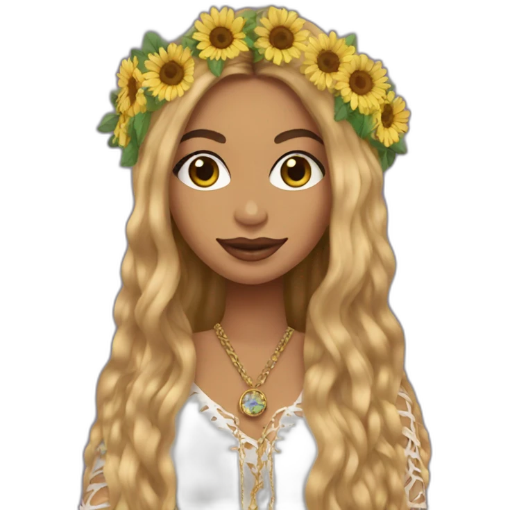 hippie beyoncé emoji