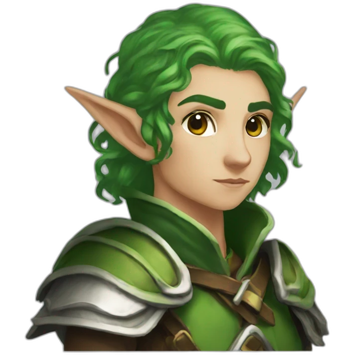 Elf ranger green dnd emoji