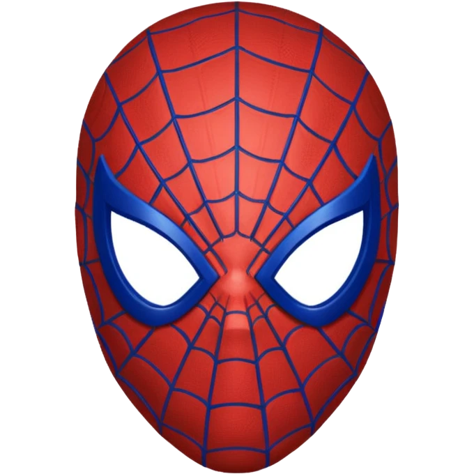 Spider man only face emoji