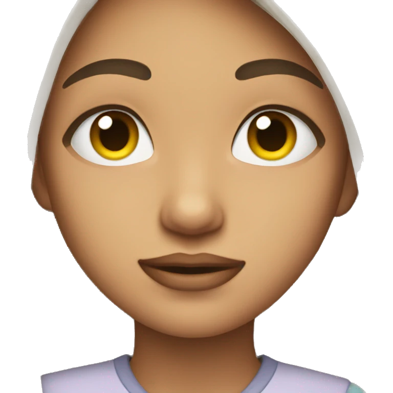 Eyes closed girl emoji