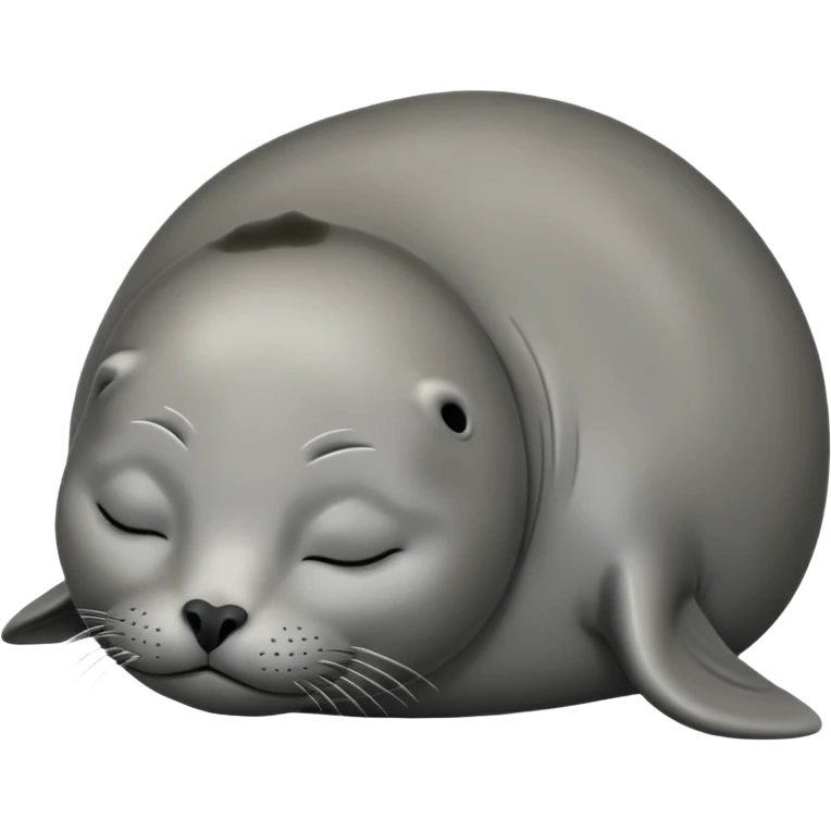 Sleeping seal emoji