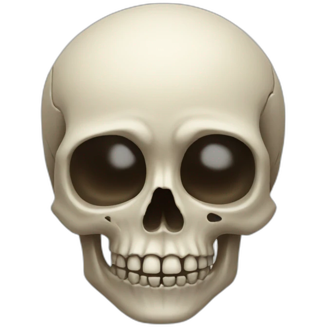 Skull with mark emoji
