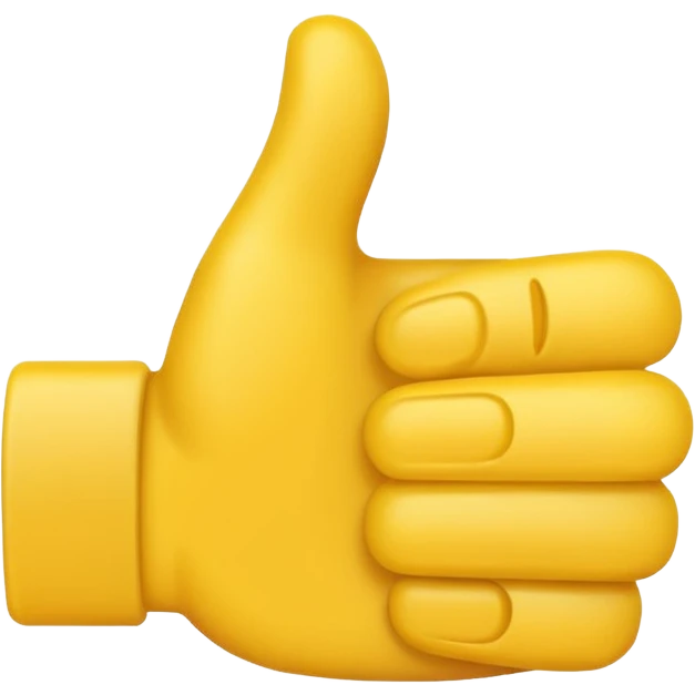 thumbs up emoji, positive and bold emoji