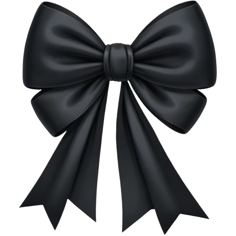 Lazo Negro luto para whatsapp emoji