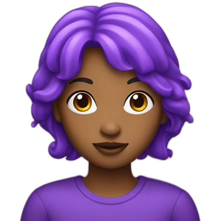Pisces zodiac purple emoji