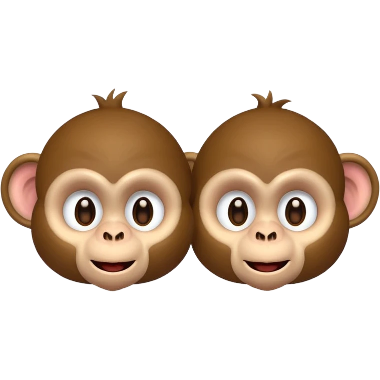 monkeys talking emoji