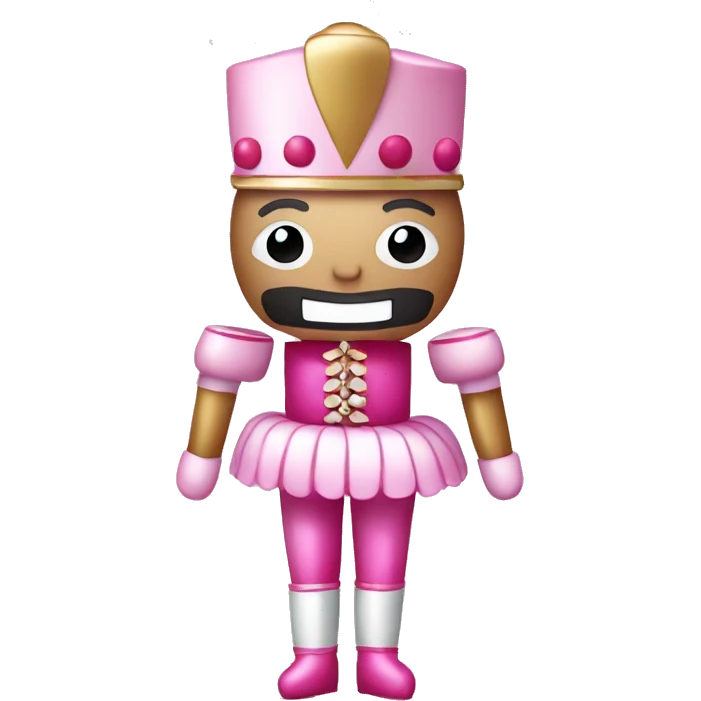 Pink nutcracker  emoji