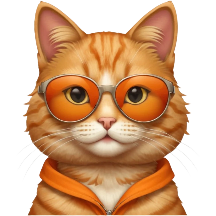Cat wearing sunglasses emoji