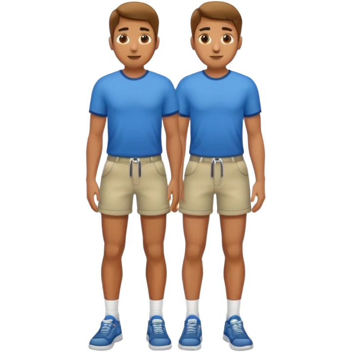 Man with appendage between legs emoji