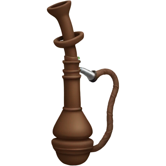 Hookah brown  emoji