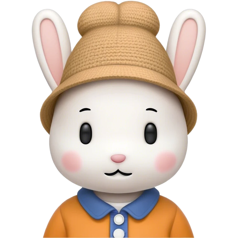 miffy with cute hat emoji